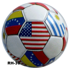 flag world soccer balls